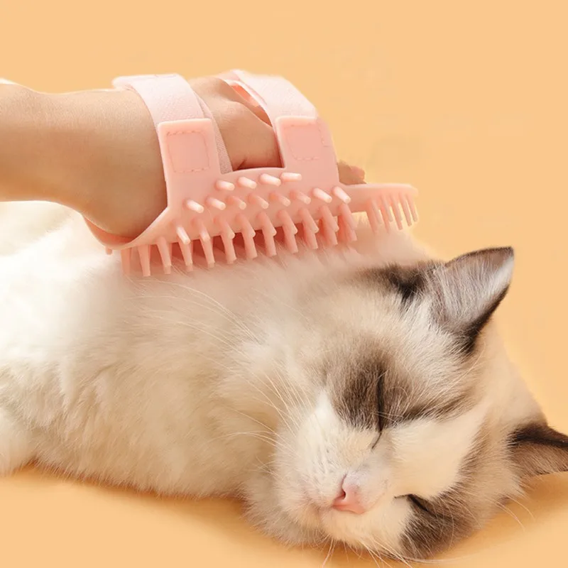 

Corner Pet Brush Comb Play Cat Toy Plastic Scratch Bristles Arch Massager Self Grooming Cat Scratcher