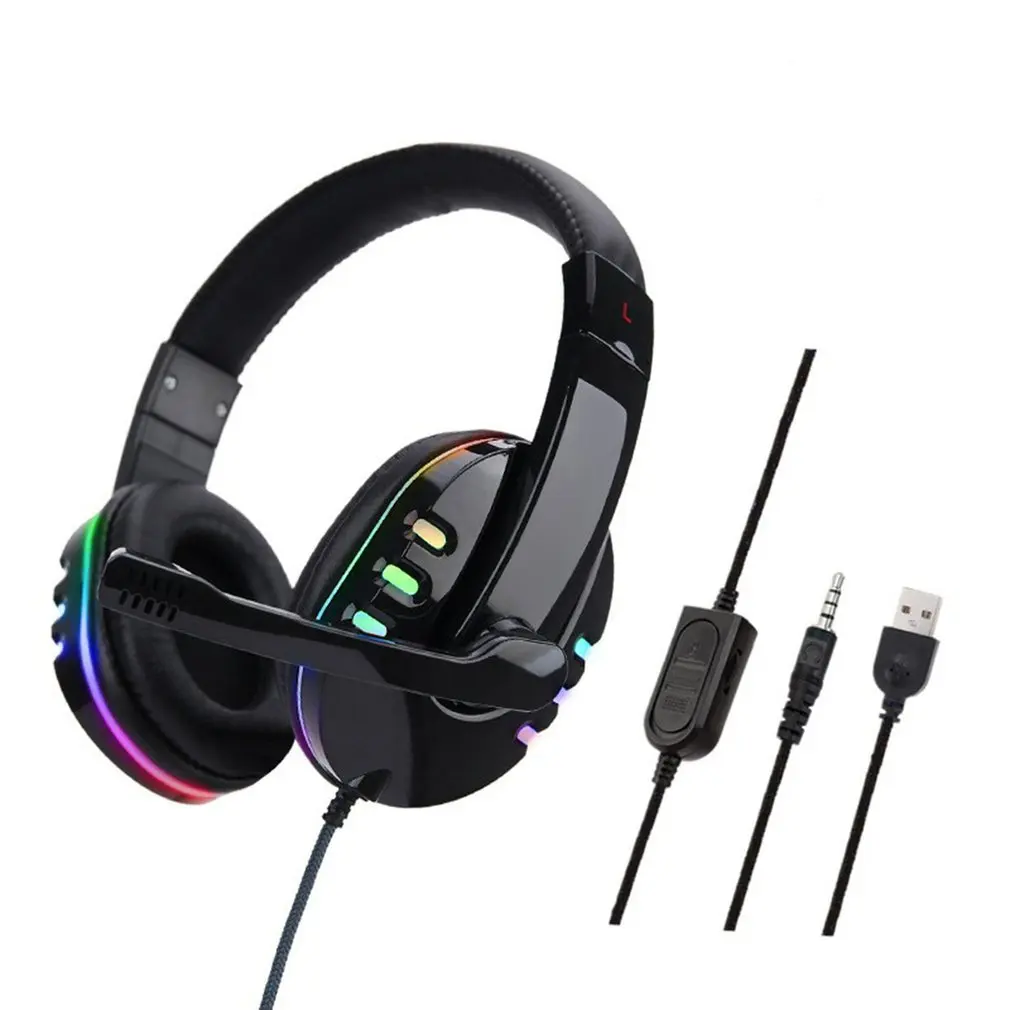 Soyto/ Shuo Yutong SY755RGB Colorful Luminous Computer Headset Hand Gaming Headset Gaming 5 HeadsetVersatile And Durable