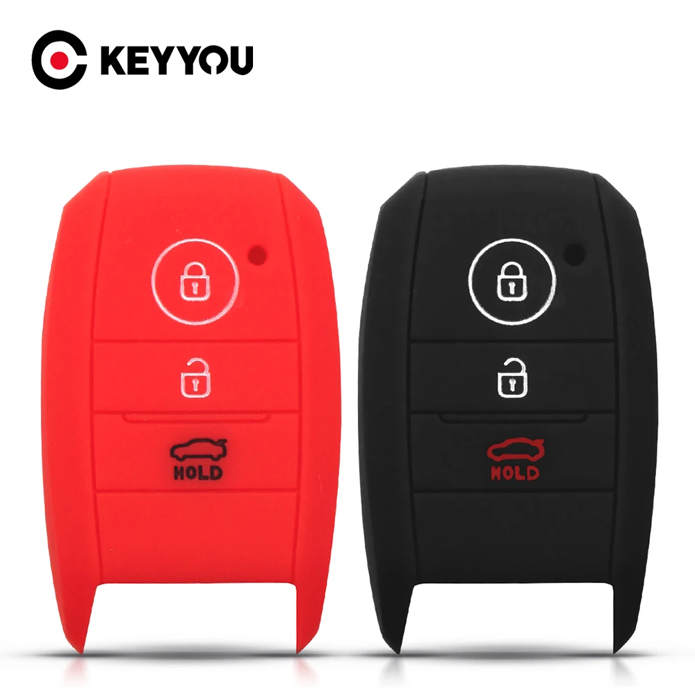 Чехол KEYYOU для Kia K2 K3 K4 K5 Forte Cerato Sportage 2014 чехол смарт ключа автомобиля силиконовый 3