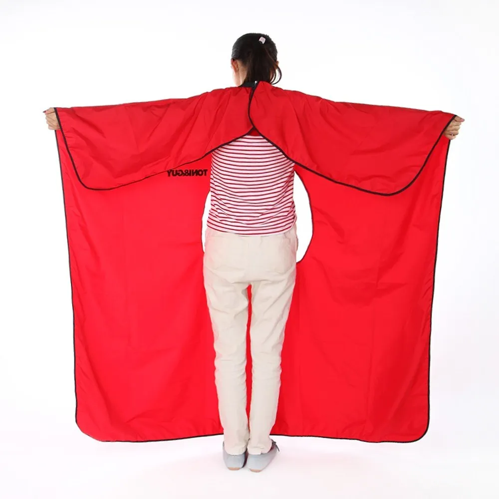 

Adult Salon Hairdressing Hair Cutting Apron Barbers Hairstylist Cape Gown Waterproof Barber Cover Transparent Cloth