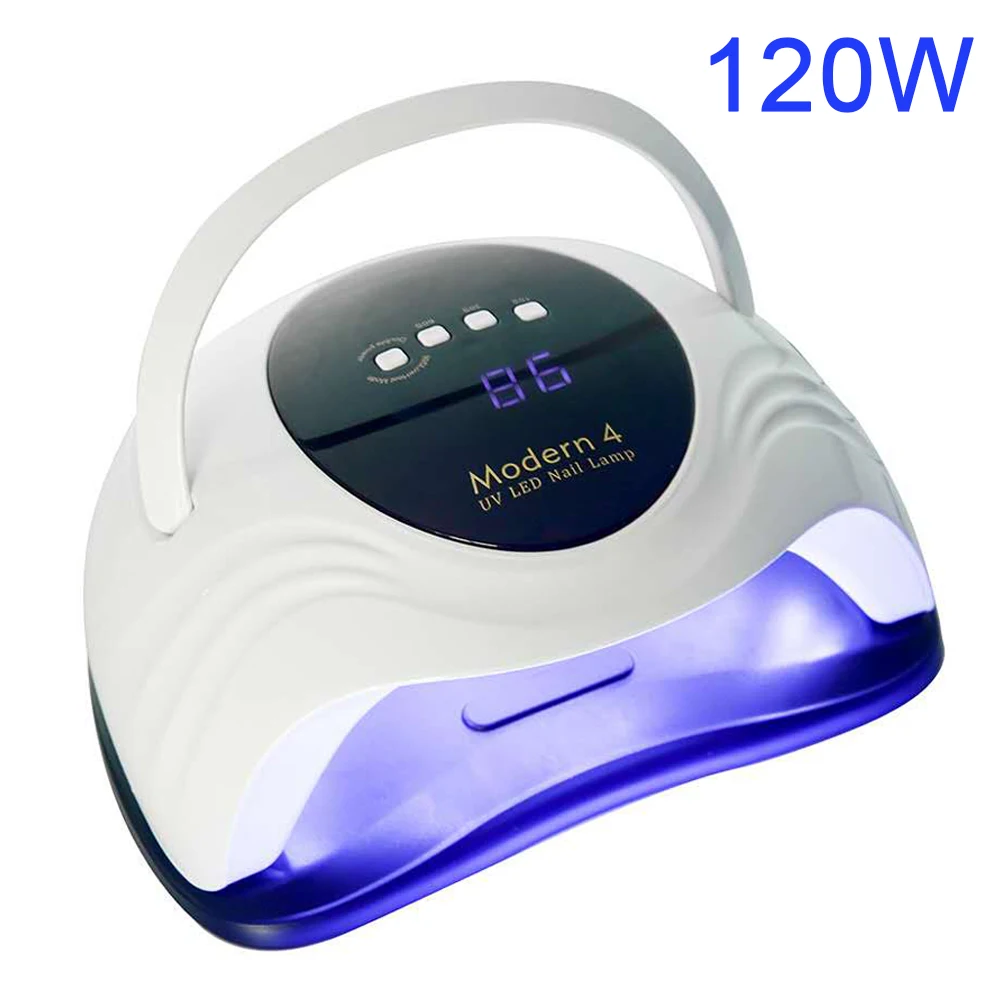 168 Вт Профессиональная светодиодная УФ лампа для ногтей профессиональная