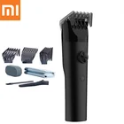 Машинка для стрижки волос Xiaomi Mijia, беспроводной электрический триммер для мужчин, водонепроницаемая IPX7