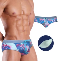 uxh brand sexy mens swimming trunks push up summer swimwear low waist sexy swim shorts swimsuits mens shorts surfing briefs