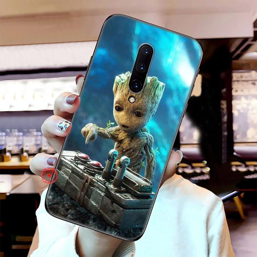 Мягкий силиконовый чехол Guardian Rocket енот Groot Treeman для oneplus 5 5t 6 6t 7 Pro TPU |