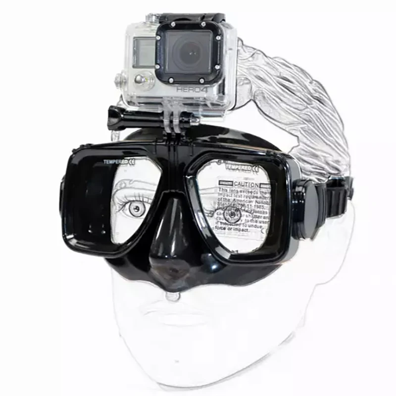 2019 Новая маска для дайвинга взрослых GO PRO плавания устойчивая к удару