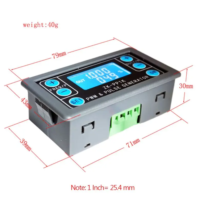 PWM Pulse Generator Frequency Duty Cycle Adjustable Module Square Wave Signal | Generators