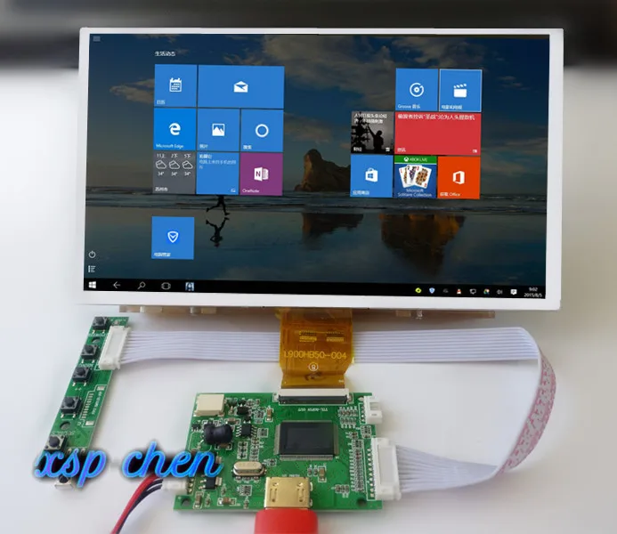 9 дюймов 1024*600 ЖК дисплей TFT монитор с пультом дистанционного управления HDMI для