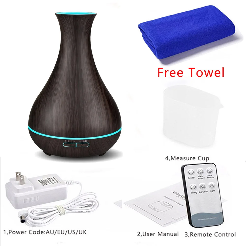 Аромадиффузор для эфирных масел 550 мл с пультом ДУ | Бытовая техника