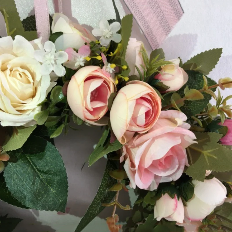 Искусственный Пион из шелка цветы венки двери отличное качество имитация