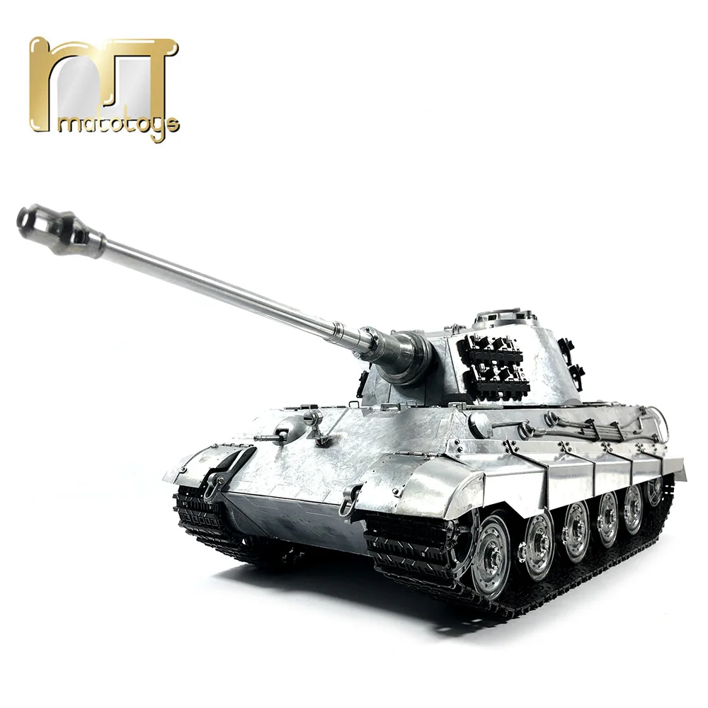 MATO 1228 100% металлический 2 4G RC Танк 1 16 Немецкий Король тигр инфракрасная битва