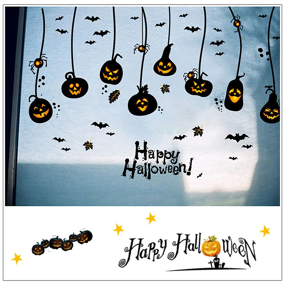 Наклейки на стену Хэллоуин наклейка из ПВХ готические обои украшение сделай сам