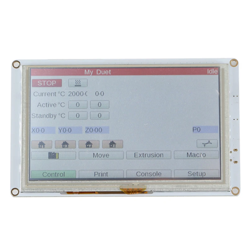 Клонированная версия Duet 2 Maestro Advanced 32 Bit электронная плата с 5 дюймов PanelDue 5I