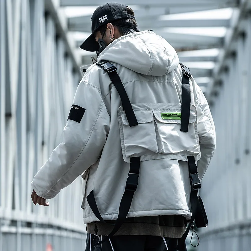 Черные мужские куртки карго американского размера уличная Военная тактическая