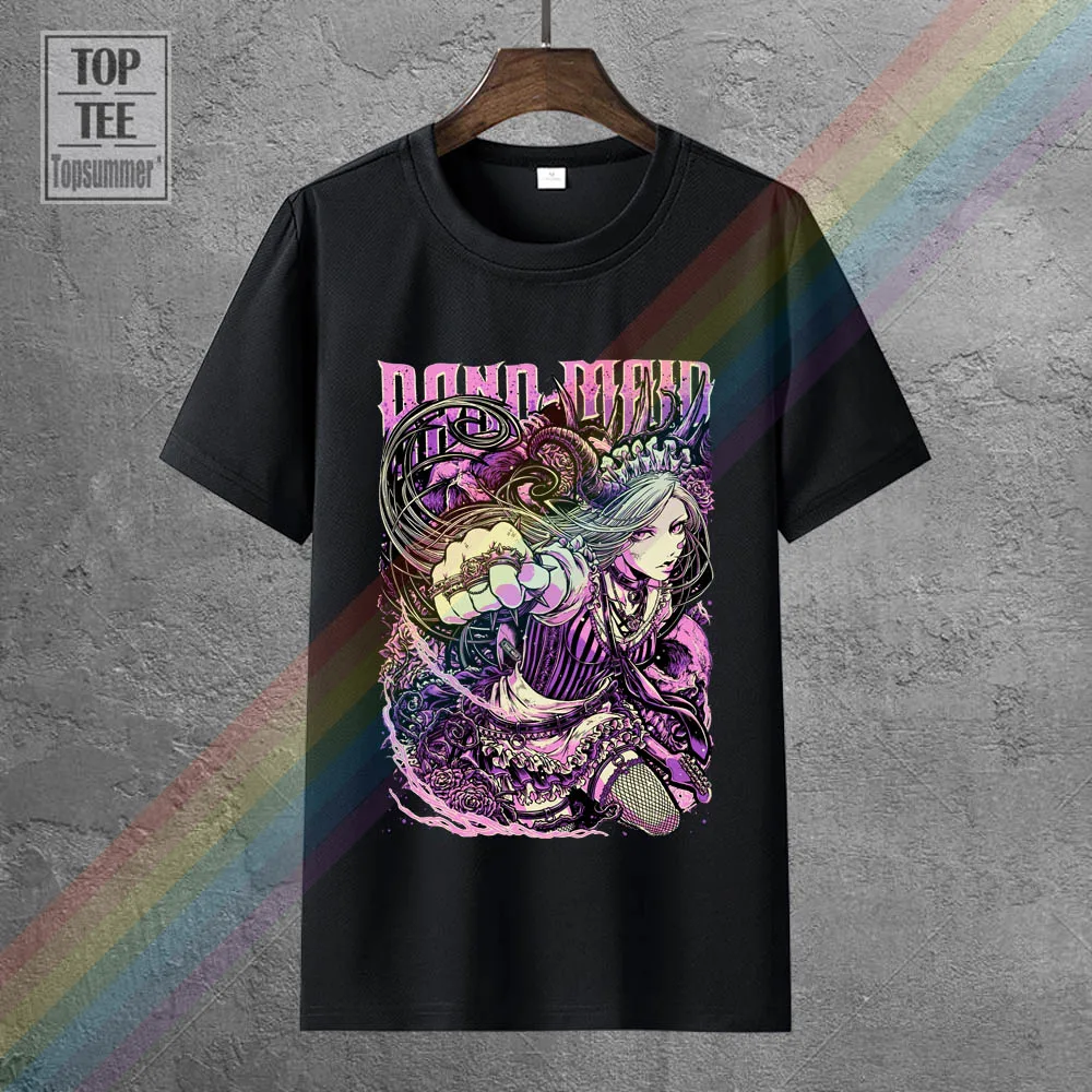 Художественная футболка с изображением японской группы горничной, Мужские размеры от S до Xxl