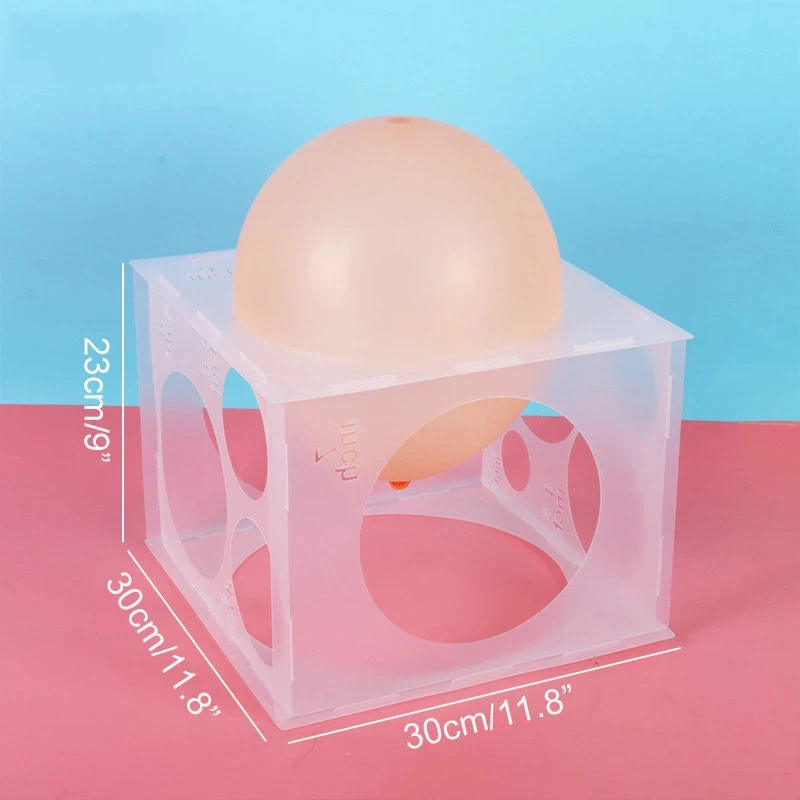 

11Holes Plastic Balloon Sizer Box Balloons Measuring Box Happy Birthday Party Decoration Baby Shower Wedding Home Decor Supplies