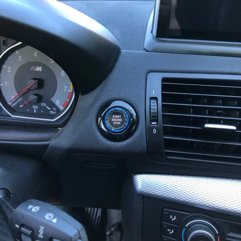 

For BMW E60 E90 E92 E87 E70 and Other E Chassis Modified Crystal One-click Start Decorative Cover Supplies Bmw Accessories