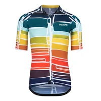 spelispos mens cycling jersey short sleeve aero bike shirts summer mtb road cycle clothing pro team racing uniform bicycle wear
