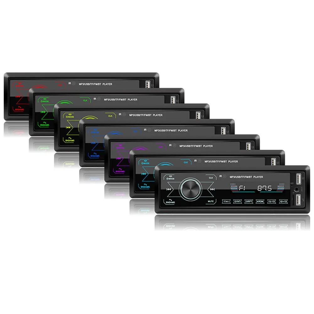 Автомобильный стерео музыкальный плеер FM/AUX/TF/USB Bluetooth Радио Эквалайзер звуковой