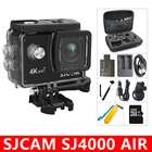 Full HD Экшн-камера SJCAM SJ4000 AIR, 100% Оригинальная камера, Allwinner, 4K, 30fps, Wi-Fi, экран 2,0 дюйма, водонепроницаемая Спортивная мини-камера для шлема 30 м