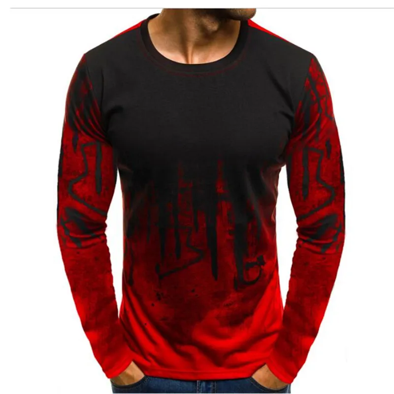 Мужские весенне летние футболки с 3D принтом камуфляжная мужская хлопковая