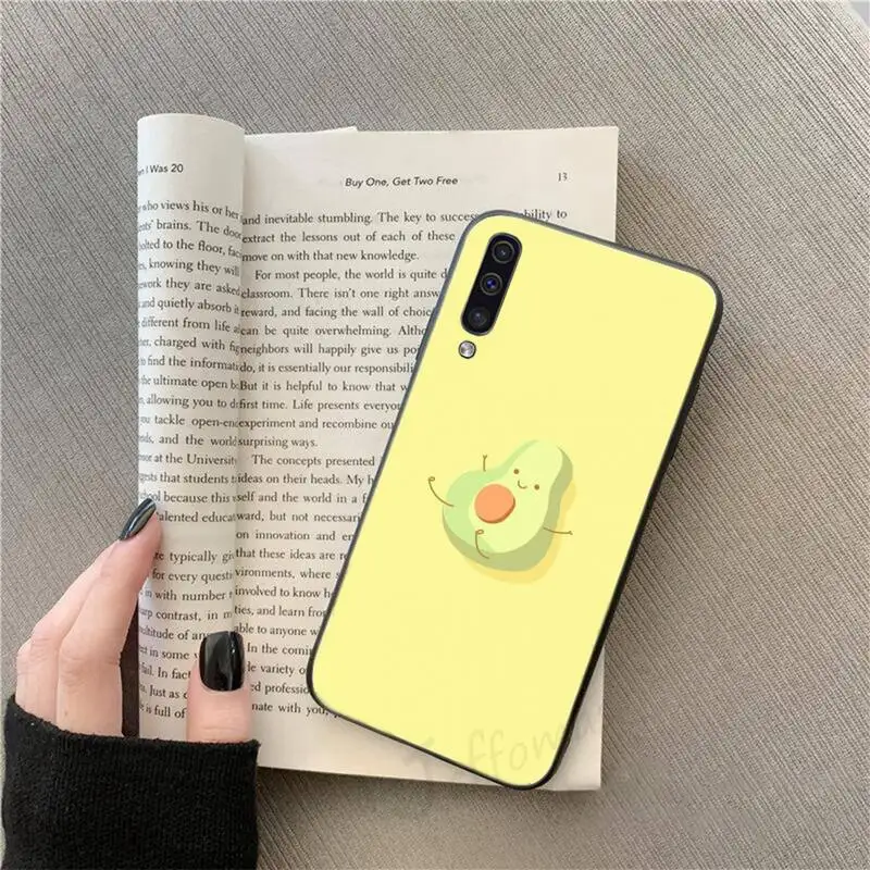 

Cute Salad Fruit Avocado Cartoons Phone Case For Samsung galaxy S 9 10 20 A 10 21 30 31 40 50 51 71 s note 20 j 4 2018 plus