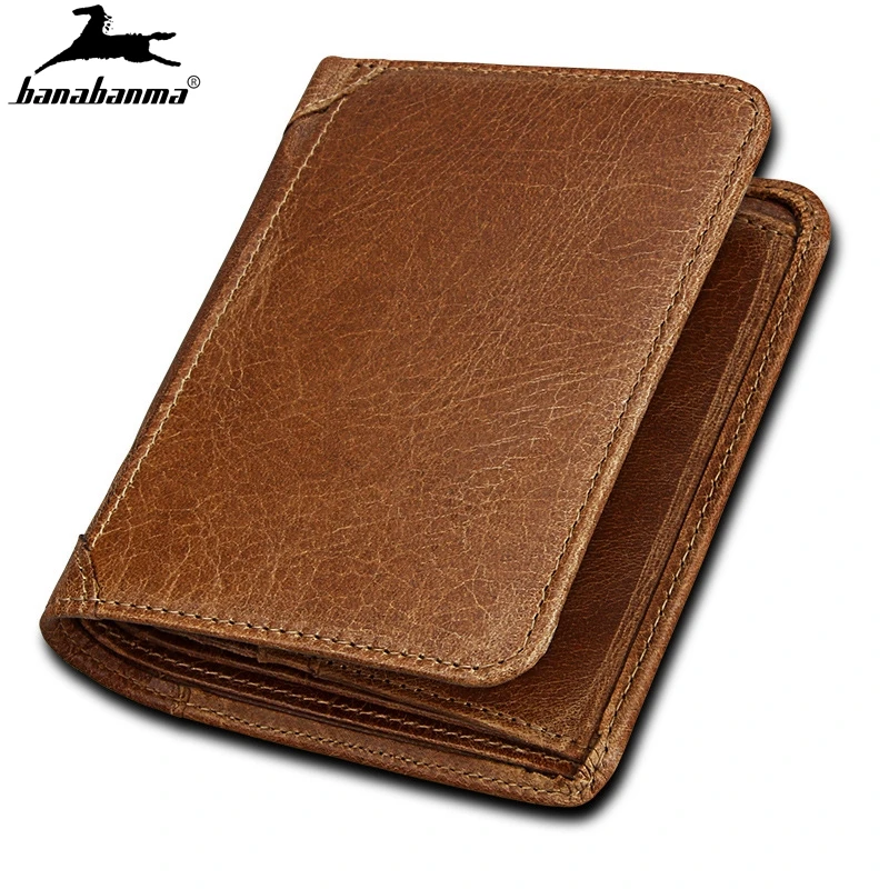 

Кошелек мужской, складной, из натуральной кожи, с rfid-защитой