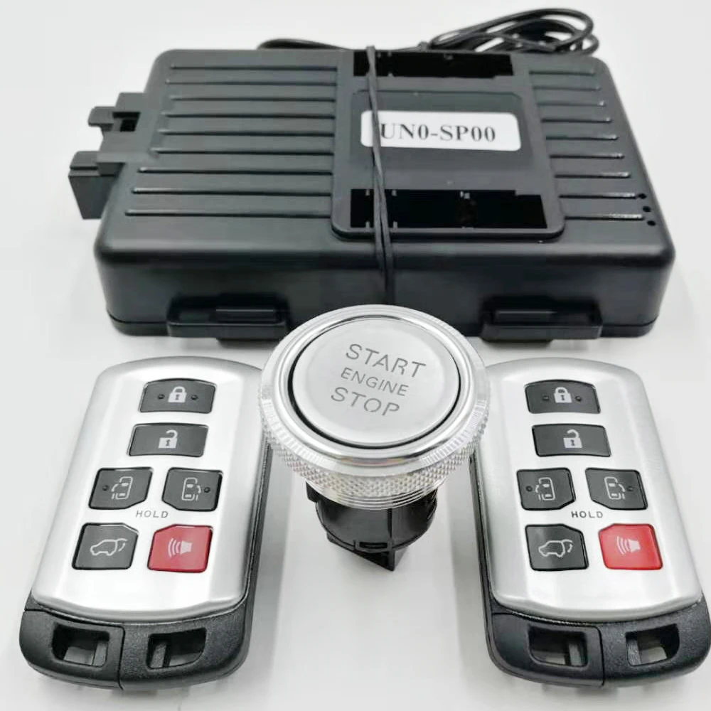 

For Toyota Sienna 18-21 Car Add Push Button Start Stop System Remote Key Start Stop System And keyless Entry keyless Go System
