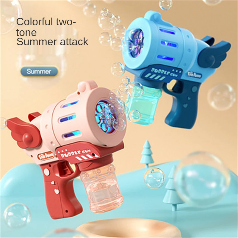 

Electric Automatic Bubble Blowing Machine, Bubble Gun, Children's Outdoor Sports Educational Toys, Wedding Supplies