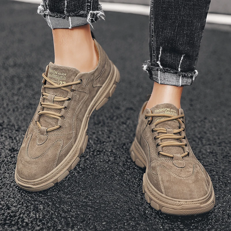 Туфли мужские из натуральной кожи Классические Легкие на шнуровке плоская