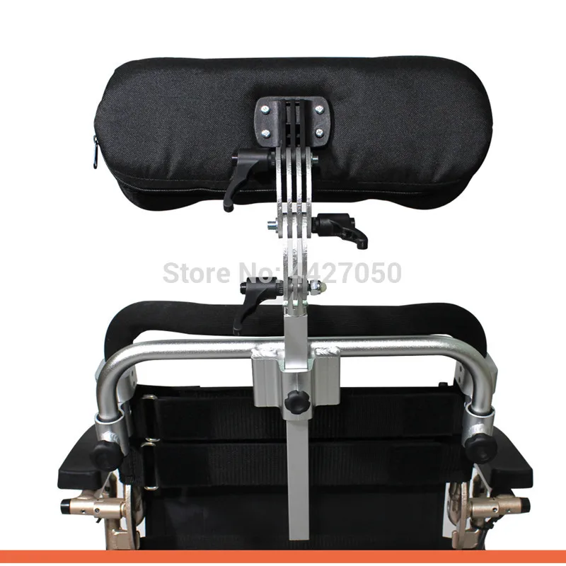 headrest В Европу N/W: 19,8 кг. Лучшие продажи съемное алюминиевое складное Электрическое Кресло-коляска цены - Цвет: headrest