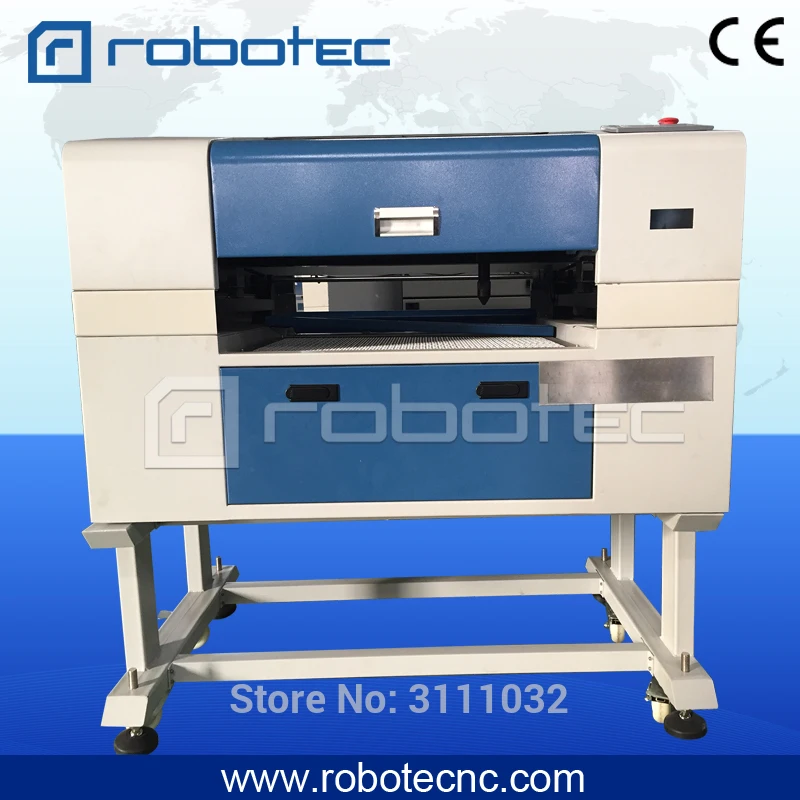 Маленький бизнес 80 Вт CO2 USB лазерный гравировальный режущий станок Reci лазерная