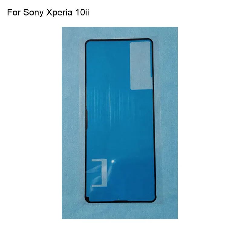 

2 шт., клейкая лента 3M, клейкая задняя крышка батарейного отсека для Sony Xperia 10ii, 3M, клей 3M, наклейка на заднюю дверь для Sony Xperia 10 ii