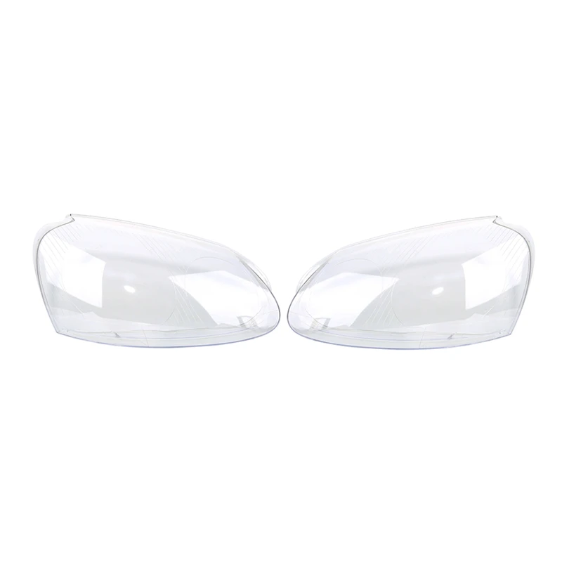 2PCS(Left and Right) Линзы фар для VW GOLF 5 MK5 2005 2006 2007 2008 2009 автомобильные фары крышка фары замена стекла фары объектив - Цвет: 2PCS(Left and Right)