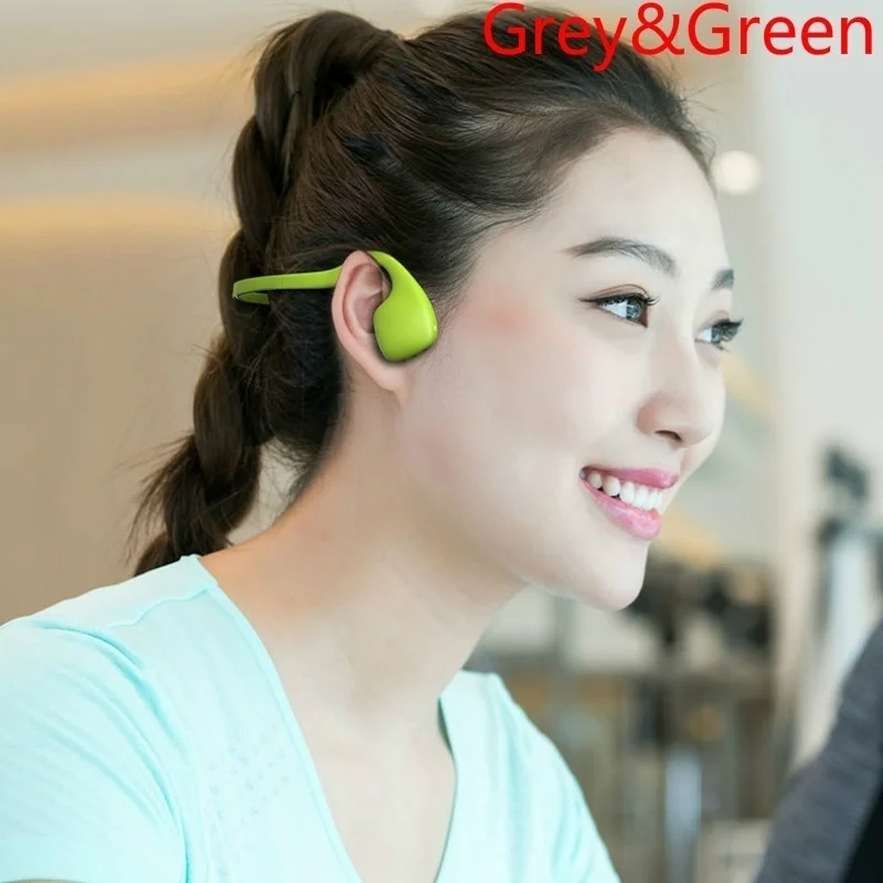 Костная проводимость Bluetooth наушники беспроводные bluetooth с микрофоном титановые
