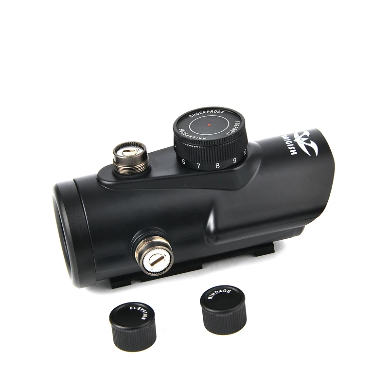 Голографический прицел с красной точкой 1x30 мм 11 и 20 крепление на планку Вивера