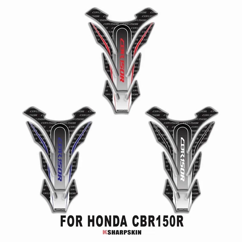 Мотоциклетная 3D наклейка на топливный бак защитная декоративная для HONDA CBR150R Fishbone
