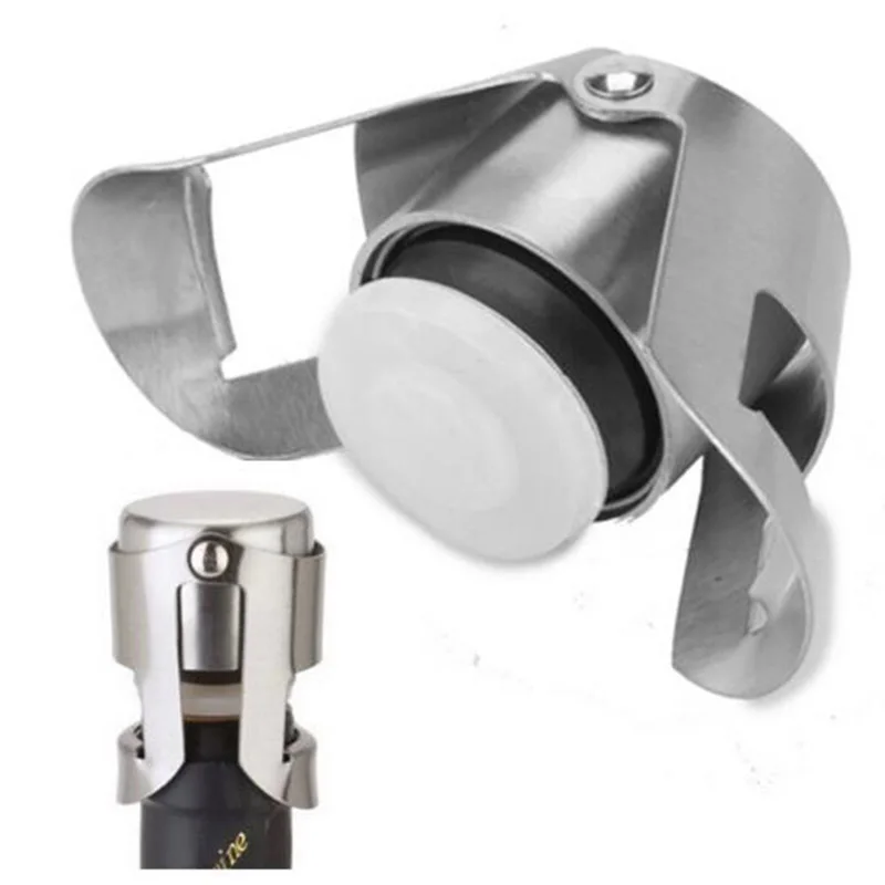 Пробка для бутылки шампанского из нержавеющей стали портативная Уплотнительная