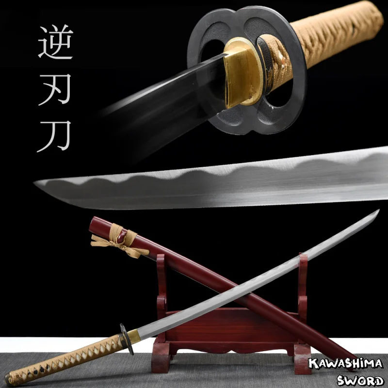 

Ромфая-настоящая сталь, ручная работа, японские мечи, катаны из фильма «сакабато», разговаривающее лезвие