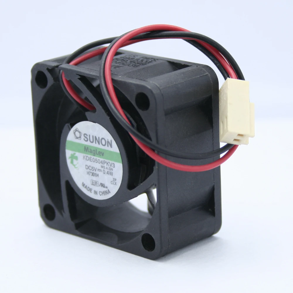 SUNON 4020 DC 5V 0 4 W см 40*40*20 мм KDE0504PKV3 2 проводной переключатель бесшумный вентилятор