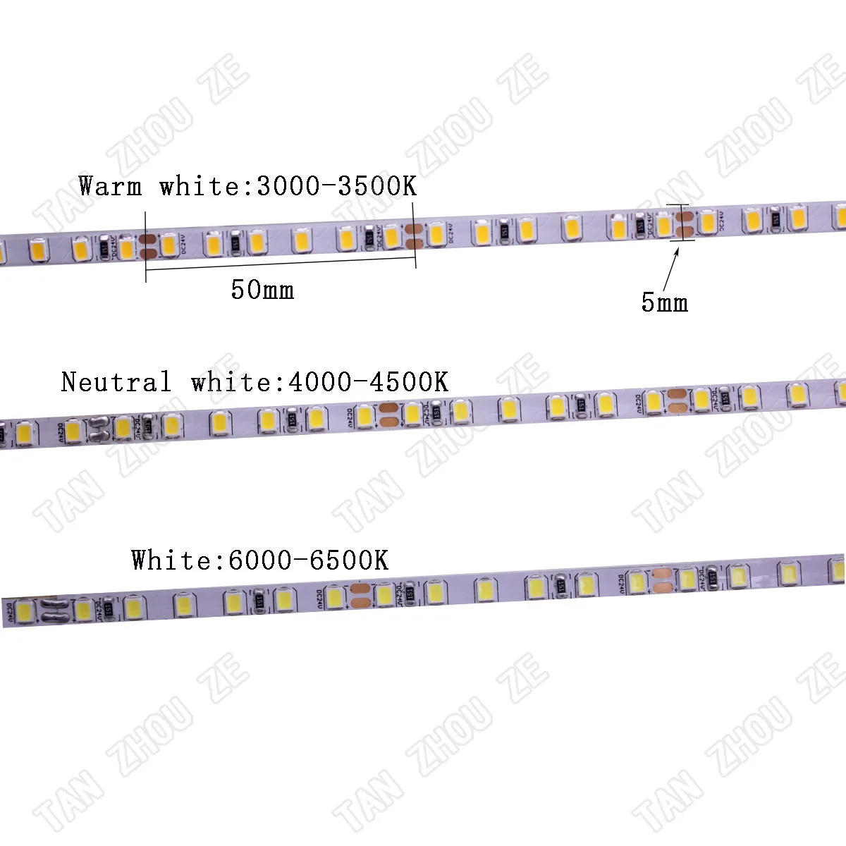 CRI 80+ 5 мм 10 мм PCB 12V 24V светодиодный 2835 120 светодиодный s 240 светодиодный s/m диод Гибкая световая лента 4000K 6000K Neutural белый теплый белый 5 м