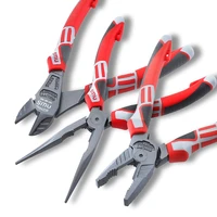 wire cutter 6%e2%80%9d 7%e2%80%9d 8%e2%80%9d industrial grade cr v side cutters multifunctional needle nose pliers cutting tools for electrician