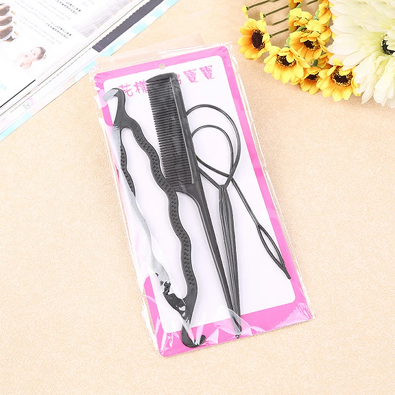 4 шт./компл. хвост СОЗДАТЕЛЬ Инструменты для самостоятельной укладки волос