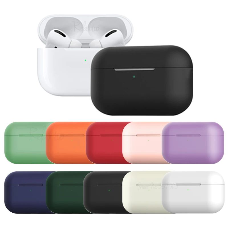 Силиконовый чехол для беспроводных наушников Airpods pro tws аксессуары Bluetooth Apple 3 air pods