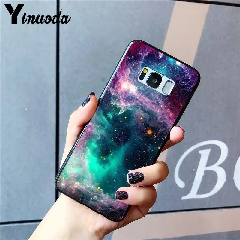 Yinuoda Космос для galaxy Вселенная звезда Темный чехол телефона Samsung Galaxy S9 S20 S10 Plus S10E S6 S7