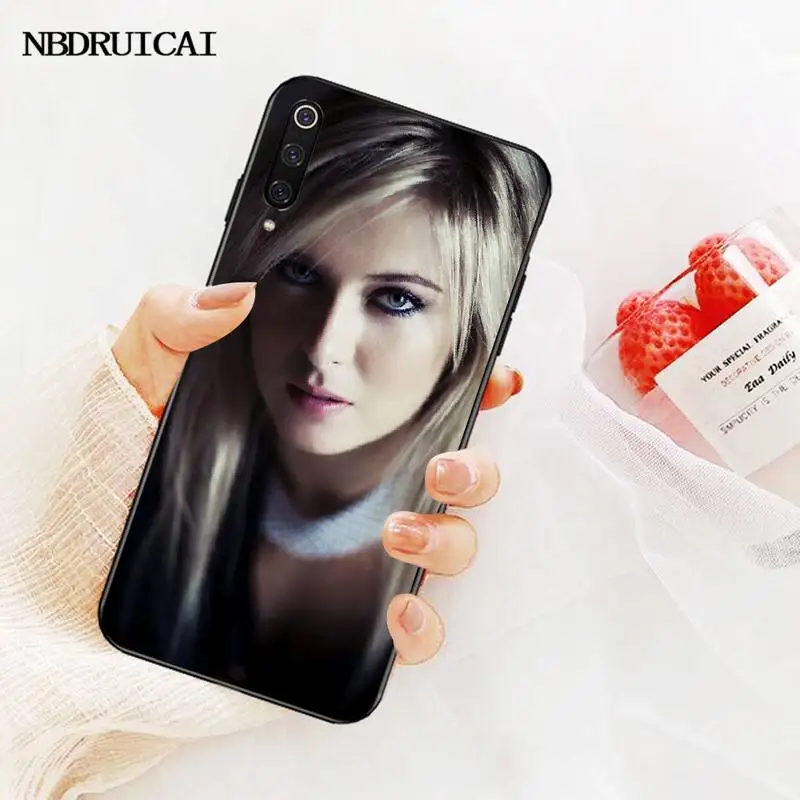 Черный чехол для телефона PENGHUWAN из ТПУ теннисного плеера Sharapova Redmi Note 8 8A 7 6 6A 5 5A 4 4X 4A