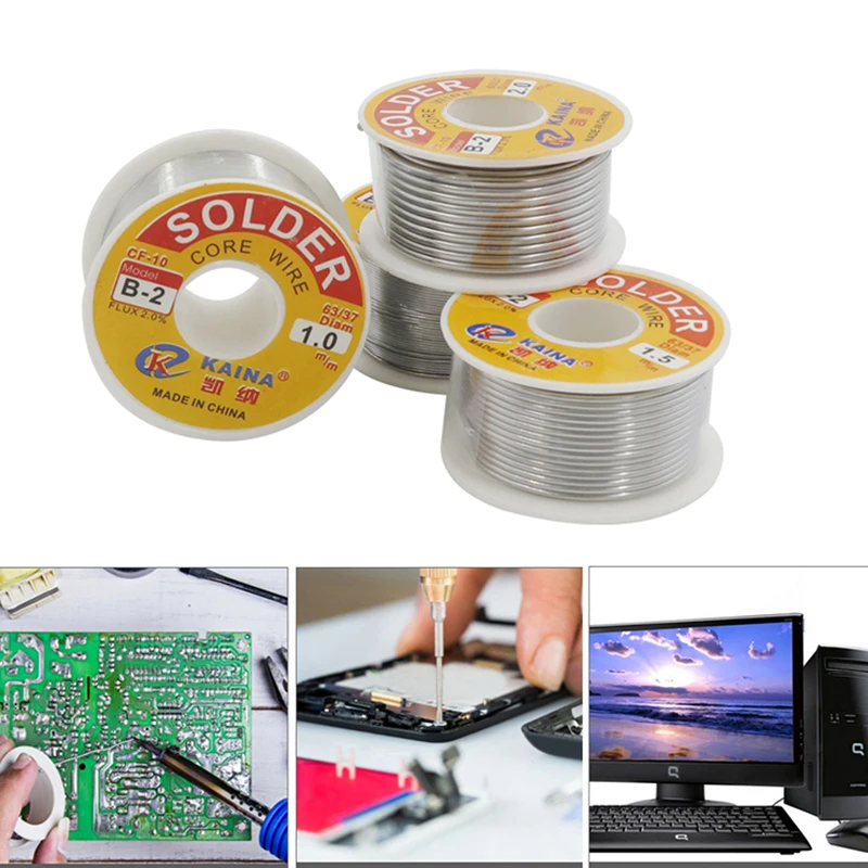 

1/2/3/4/5pcs Tin Brazing Welding Rod Roll Soldering Wire 0.5/0.6/0.8/1MM Low Temperature No Need Solder Powder Welding Wires
