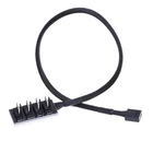 40 см 4-контактный ШИМ-вентилятор от 1 до 4 разветвитель ЦП-концентратора, чехол для компьютера, чехол для ПК, кулер, адаптер питания, чехол для хоста, кулер для ПК, охлаждающий вентилятор, кабель питания