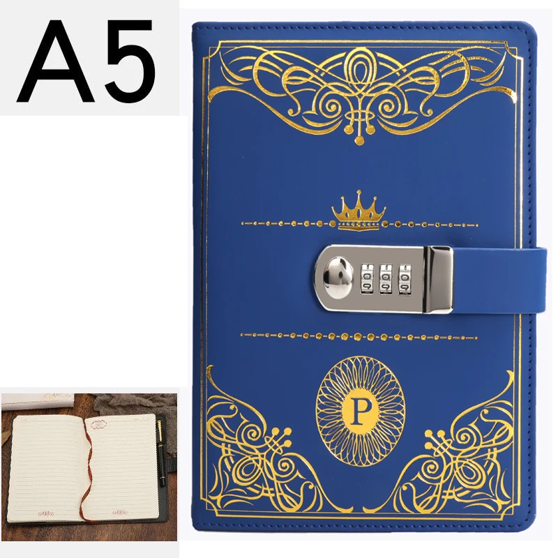 A5 Корея блокнот Пароль Книга с замком креативные школьные офисные