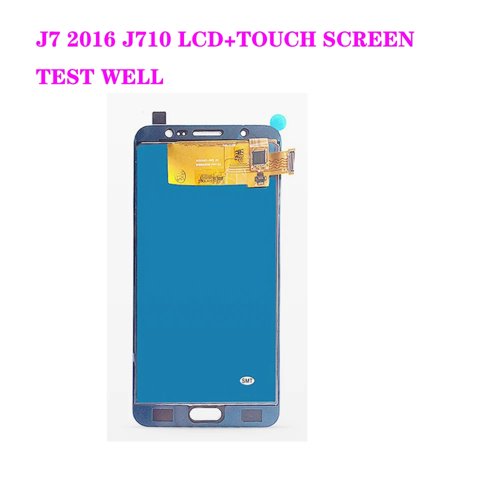 Для Samsung Galaxy J7 Lcd 2016 J710 SM-J710F J710M J710H J710FN ЖК-дисплей с сенсорным экраном дигитайзер в