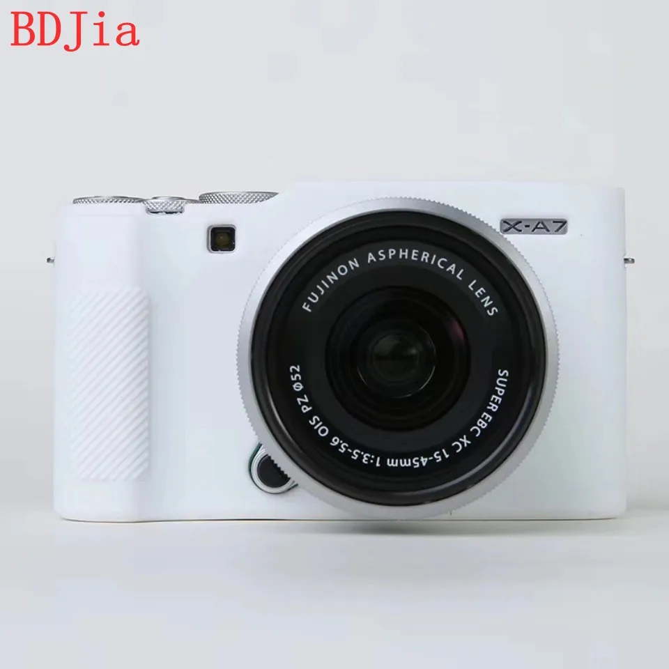 Высококачественный силиконовый чехол-сумка для камеры Fujifilm X-A7 XA7 в 9 цветах
